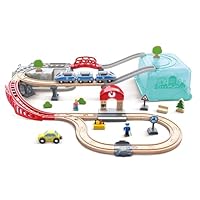 【在庫セール】Hape(ハペ) お片付けシティレールボックス レールセット 75 41t+inhYfoL._SS200_.jpg